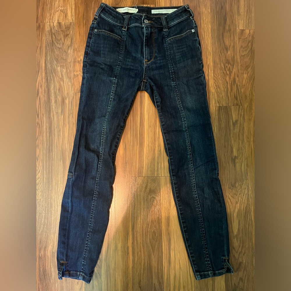 Pilcro and the letterpress high waisted jeans